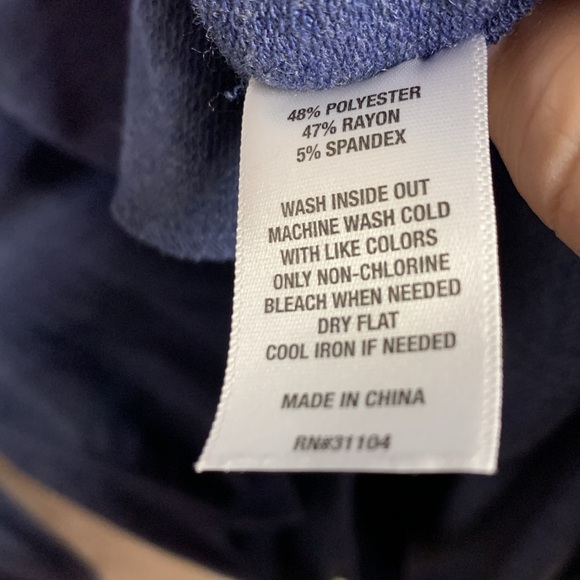 New Directions Blue Cowl Neck Top Women’s XL - Picture 7 of 9